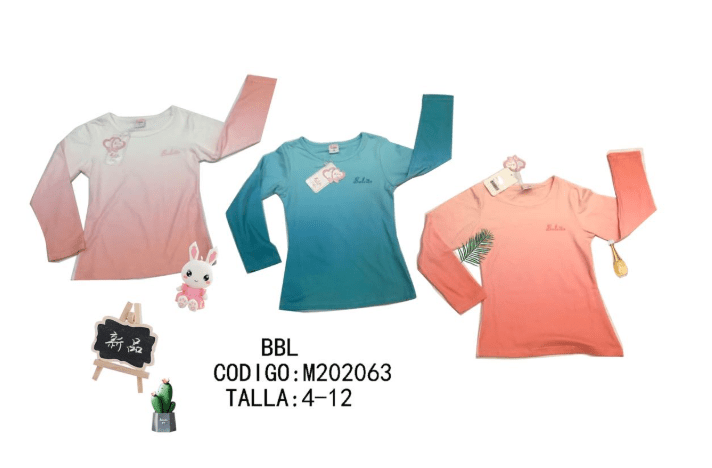 Polera manga larga