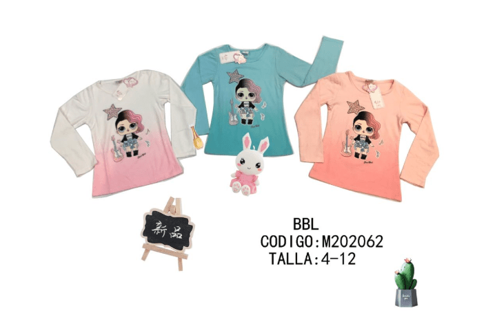 polera manga larga