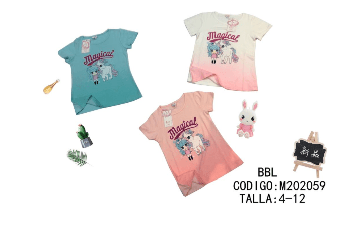  Polera manga corta