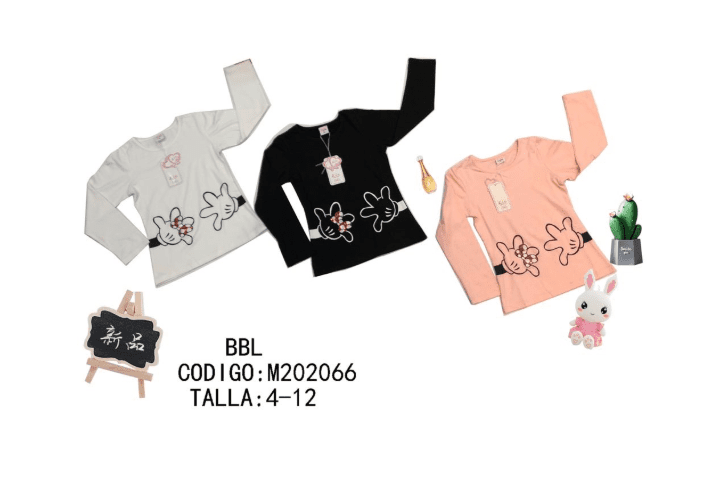 Polera manga larga