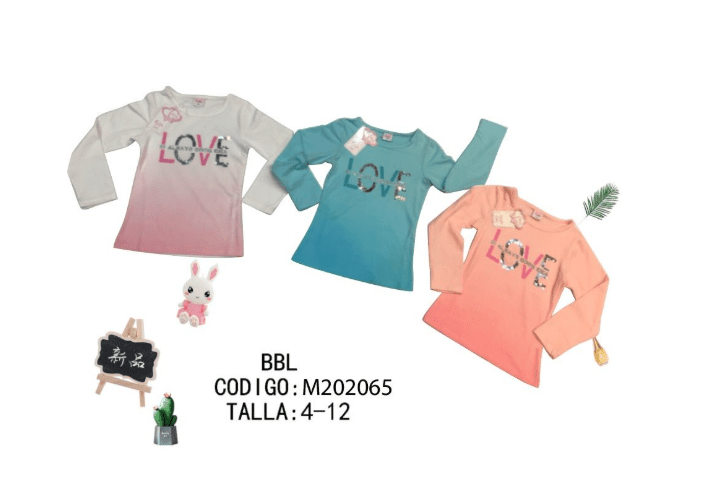  Polera manga larga
