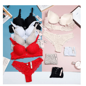 Conjunto con encaje