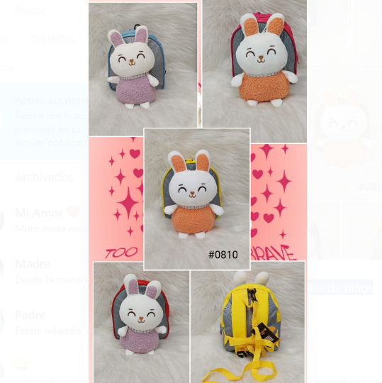 MOCHILAS DE NIÑOS