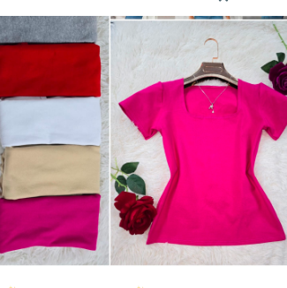 Polera Cuello cuadrado