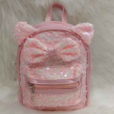 MOCHILA CON LENTEJUELA