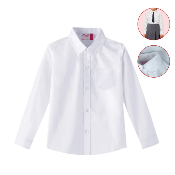 BLUSA ESCOLAR BLANCA 