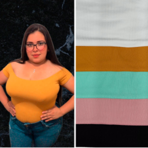 Bodys cuello Bote L- XL confección Nacional 