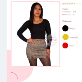 Falda shorts