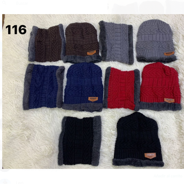 GORRO CON CUELLO