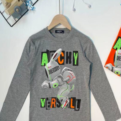 POLERA CON MANGA