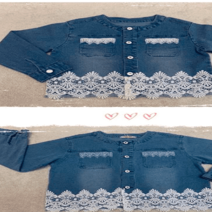 JEANS CHALECO SIN POLAR